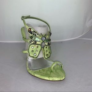 Gorgeous Jeweled Butterfly Heels!